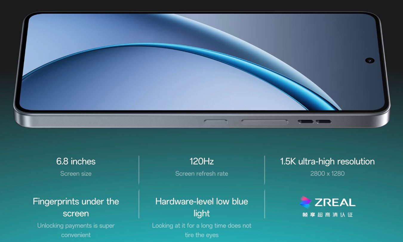OPPO K13 Turbo Pro có màn hình sắc nét
