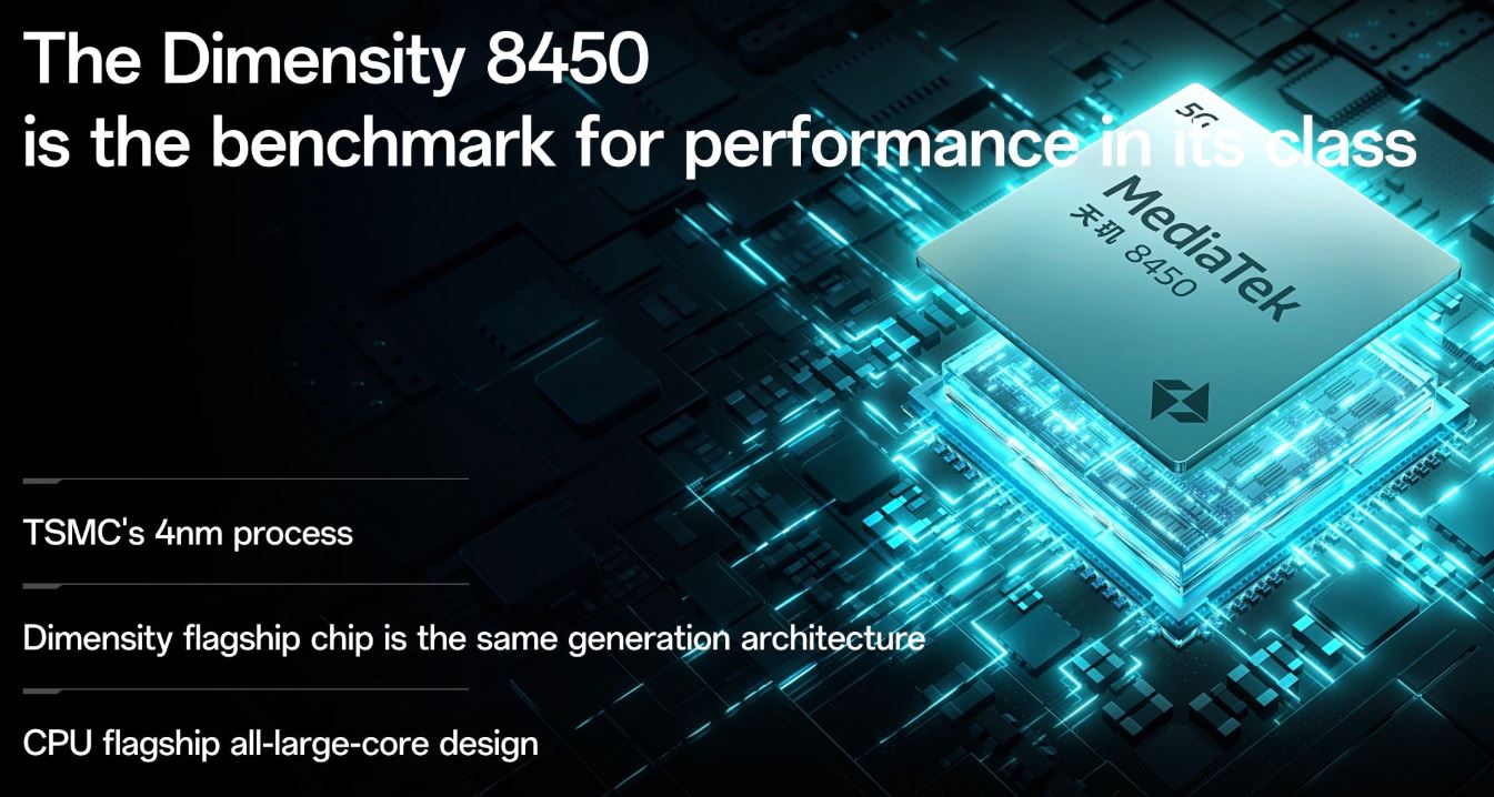 OPPO K13 Turbo chạy chip Dimensity 8450 mạnh mẽ