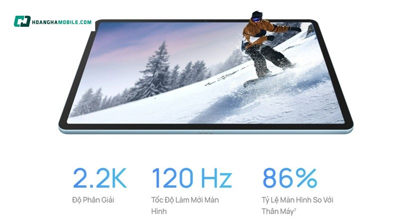 Máy tính bảng HUAWEI Matepad 11.5 inch (6GB/128GB) sở hữu màn hình sắc nét