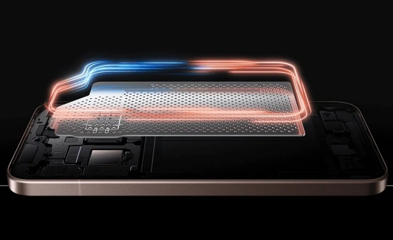 Tản nhiệt trên Xiaomi 15T Pro