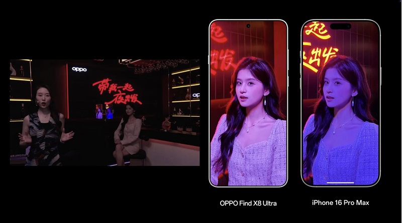 OPPO Find X8 Ultra có ảnh chụp đêm ấn tượng khi so với 16 Pro Max