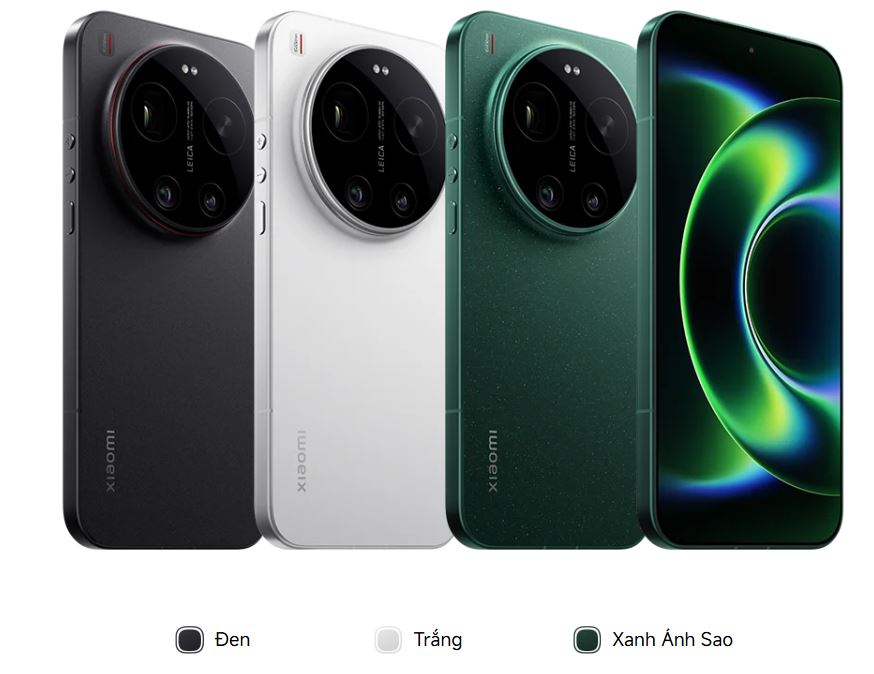 Xiaomi 17 Ultra có 3 màu