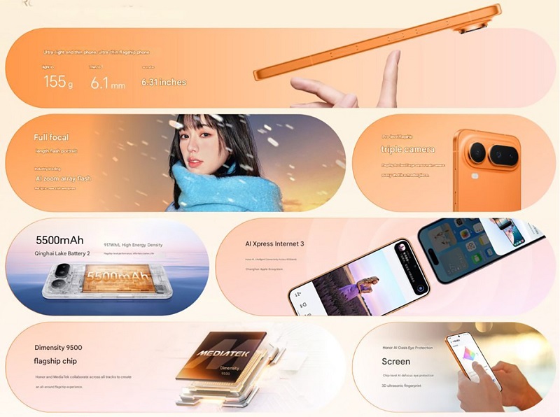 Các ưu điểm của HONOR Magic 8 Pro Air