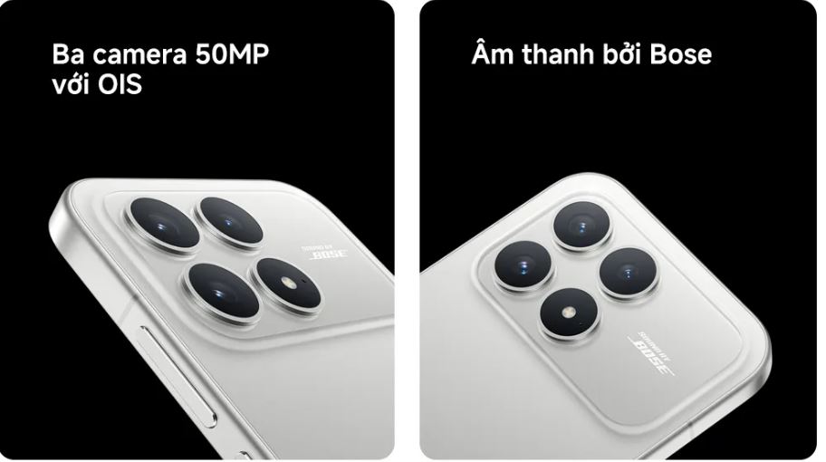 ống kính tele 2.5x 50MP