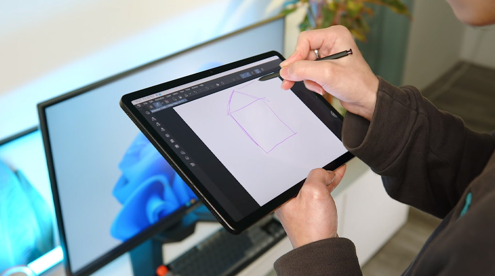 Viết, vẽ thoải mái - Samsung Galaxy Tab S8+