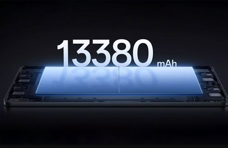 viên pin dung lượng 13.380mAh, sạc nhanh 67W